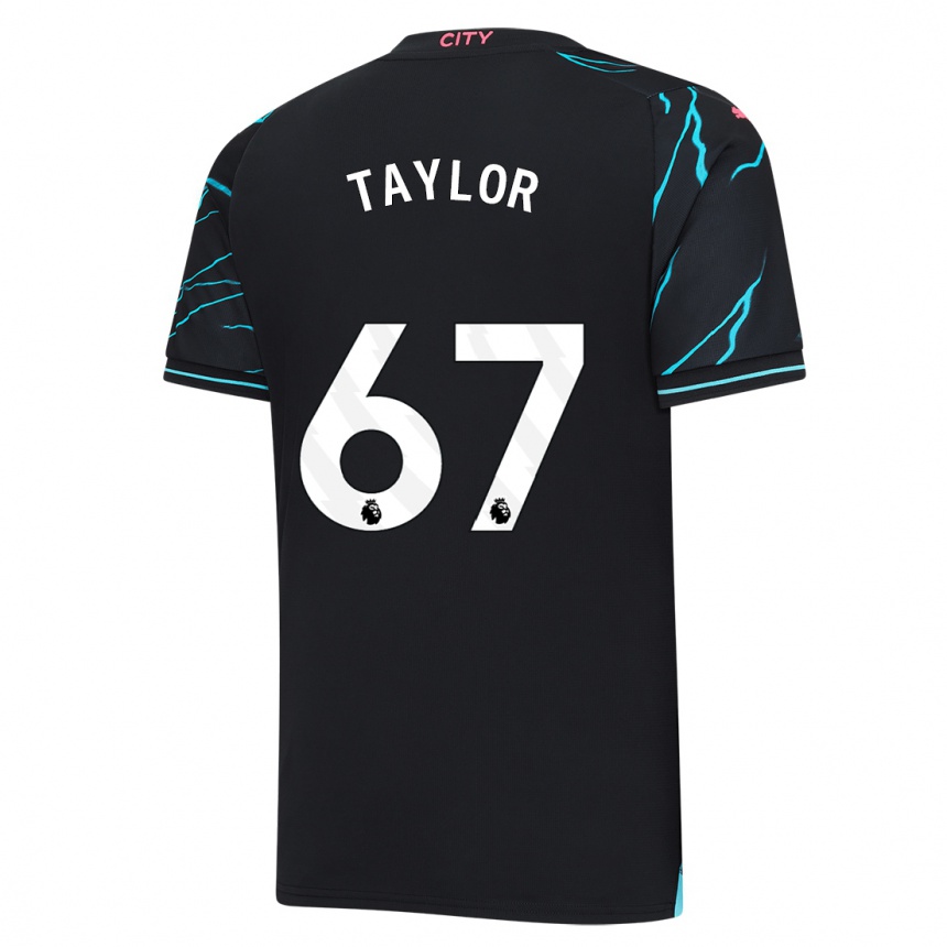 Kids  Kane Taylor #67 Dark Blue Third Jersey 2023/24 T-Shirt