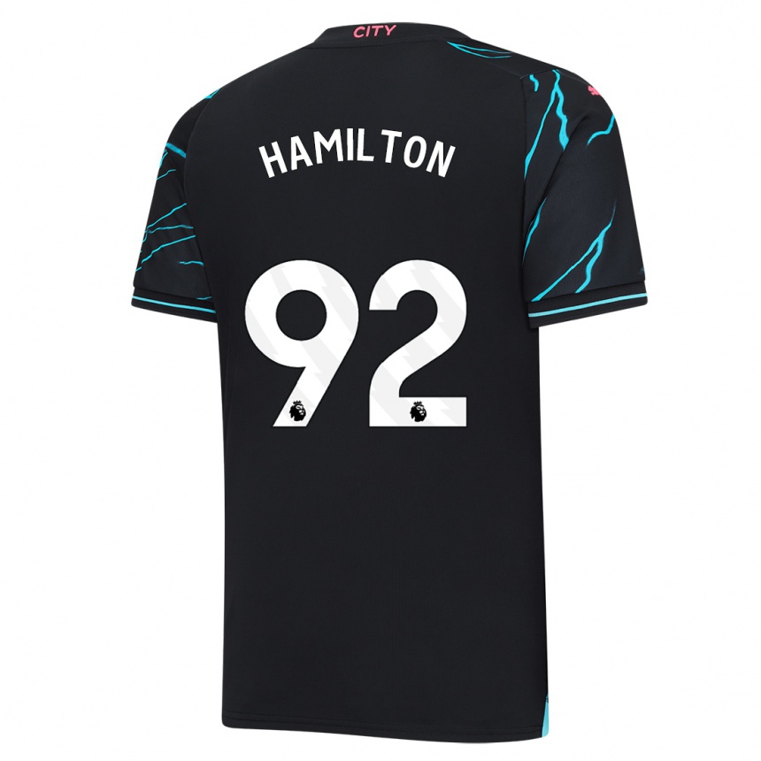 Kids  Micah Hamilton #92 Dark Blue Third Jersey 2023/24 T-Shirt