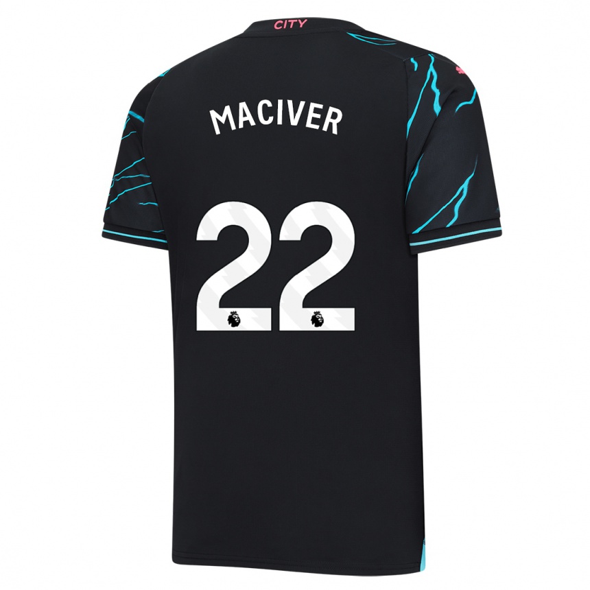 Kids  Sandy Maciver #22 Dark Blue Third Jersey 2023/24 T-Shirt