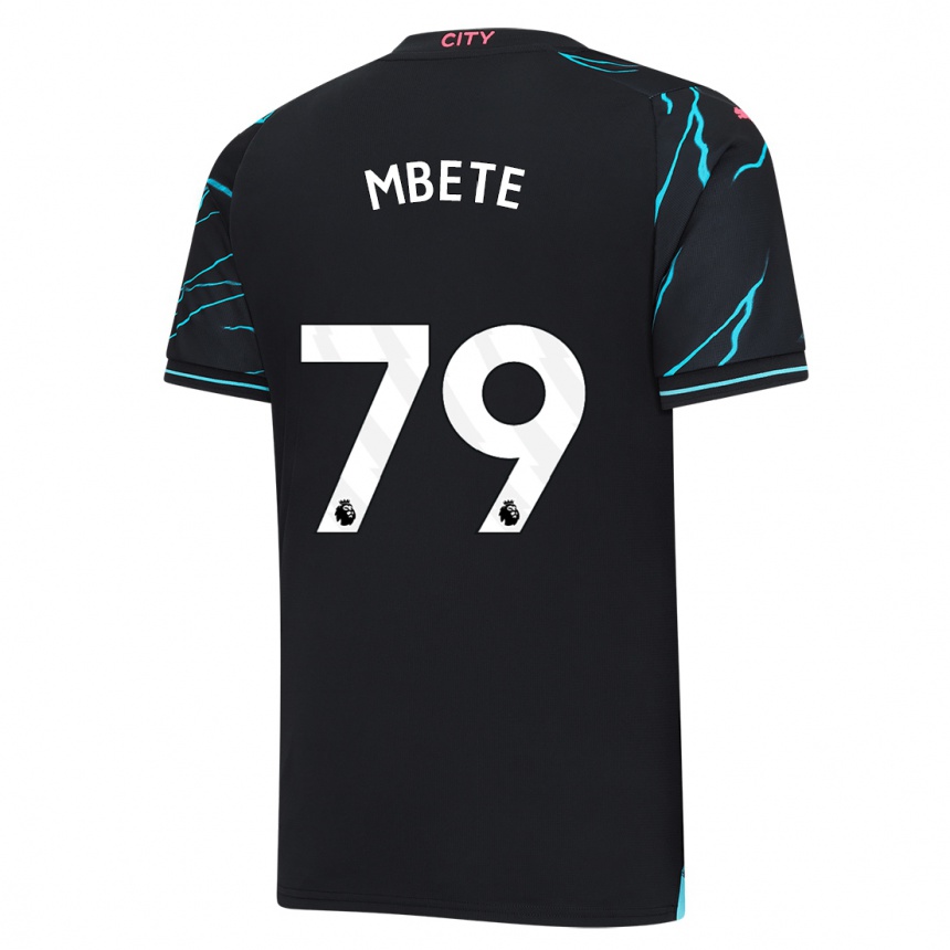 Kids  Luke Mbete #79 Dark Blue Third Jersey 2023/24 T-Shirt