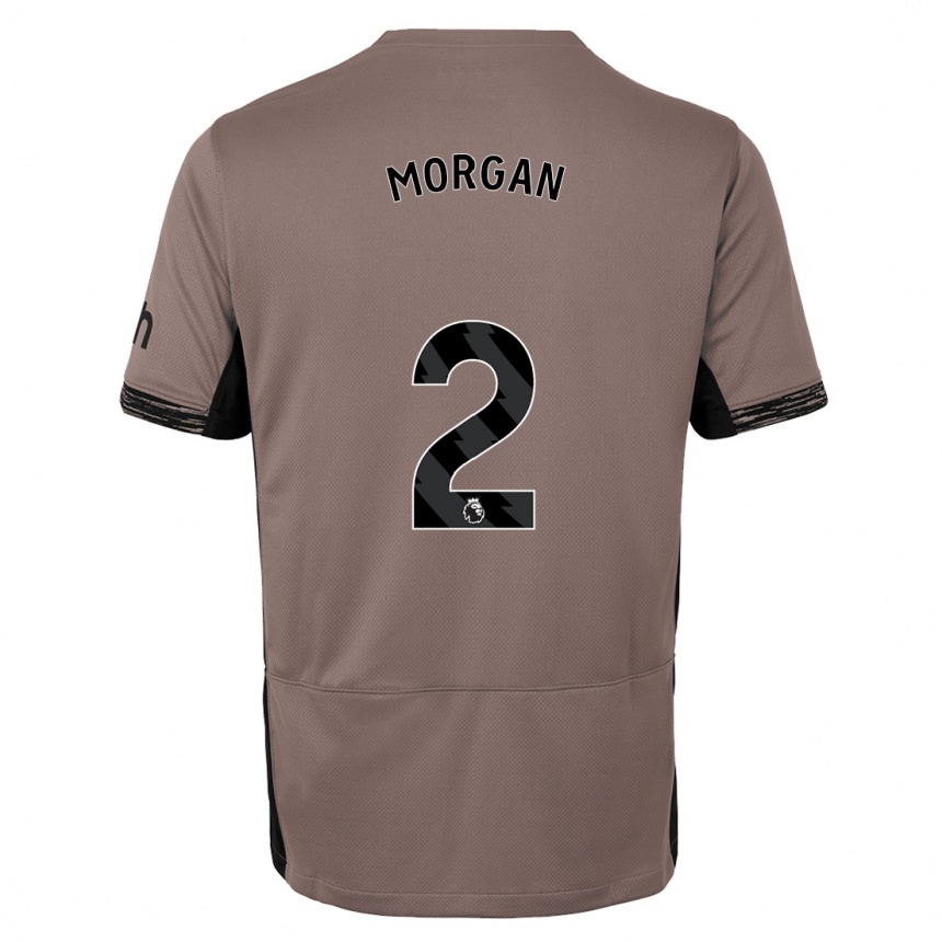 Kids  Esther Morgan #2 Dark Beige Third Jersey 2023/24 T-Shirt