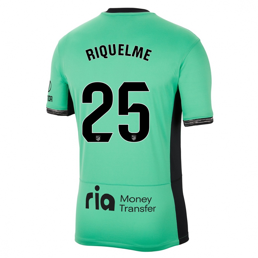 Kids  Rodrigo Riquelme #25 Spring Green Third Jersey 2023/24 T-Shirt