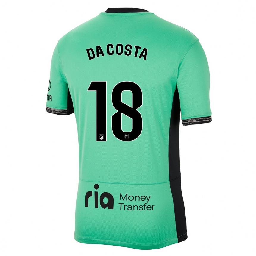 Kids  Mario Da Costa #18 Spring Green Third Jersey 2023/24 T-Shirt