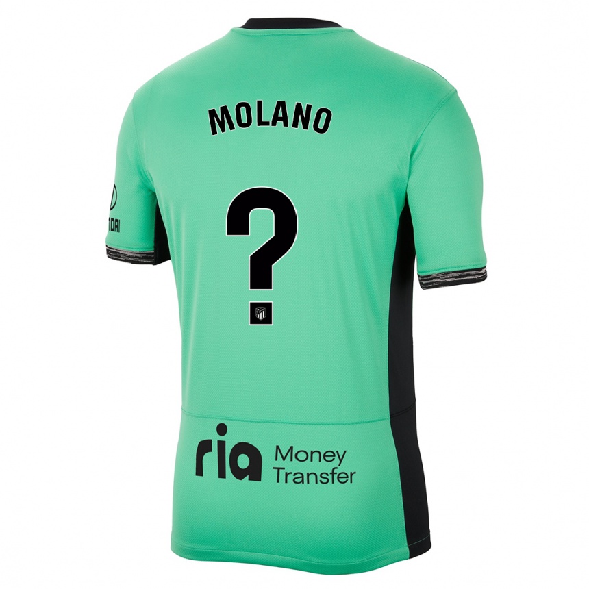 Kids  Sergio Molano #0 Spring Green Third Jersey 2023/24 T-Shirt