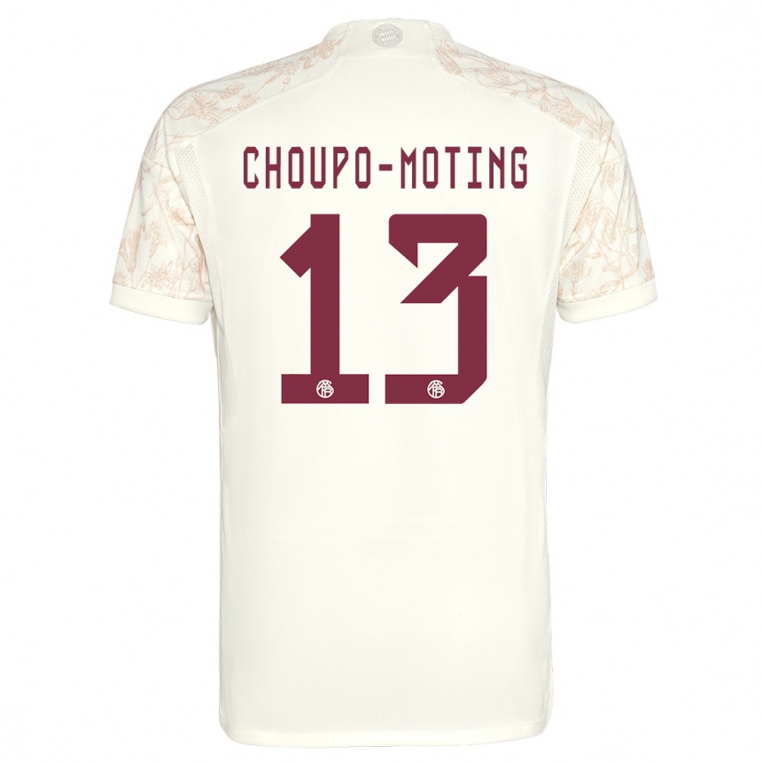 Kids  Eric Maxim Choupo-Moting #13 Off White Third Jersey 2023/24 T-Shirt