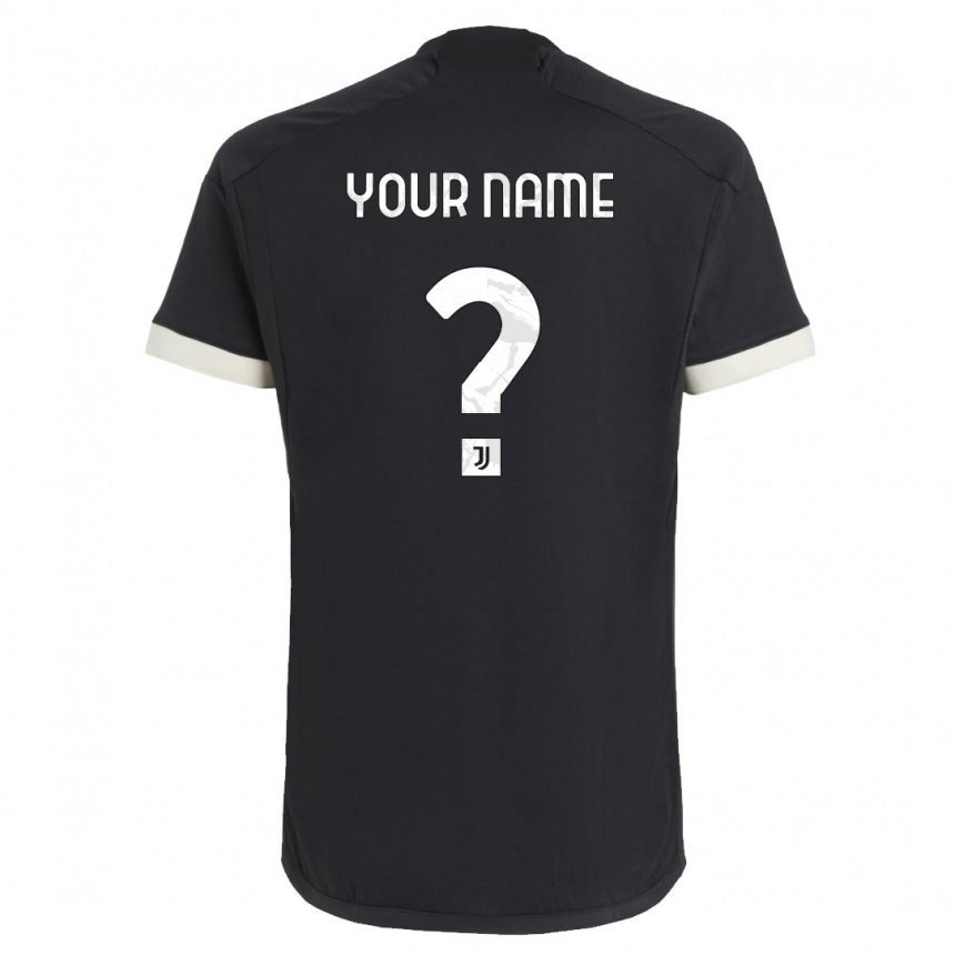 Kids  Your Name #0 Black Third Jersey 2023/24 T-Shirt