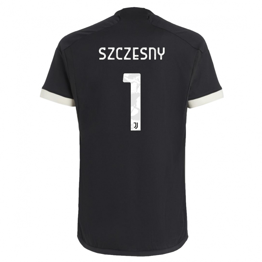 Kids  Wojciech Szczesny #1 Black Third Jersey 2023/24 T-Shirt