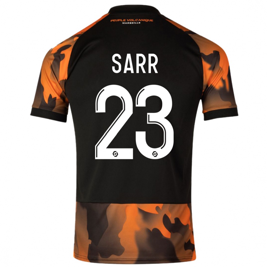 Kids  Ismaïla Sarr #23 Black Orange Third Jersey 2023/24 T-Shirt