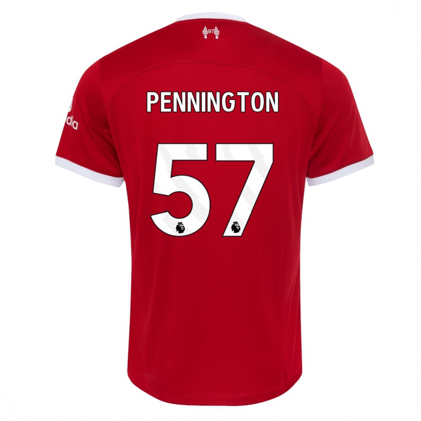 Men  Cody Pennington #57 Red Home Jersey 2023/24 T-Shirt