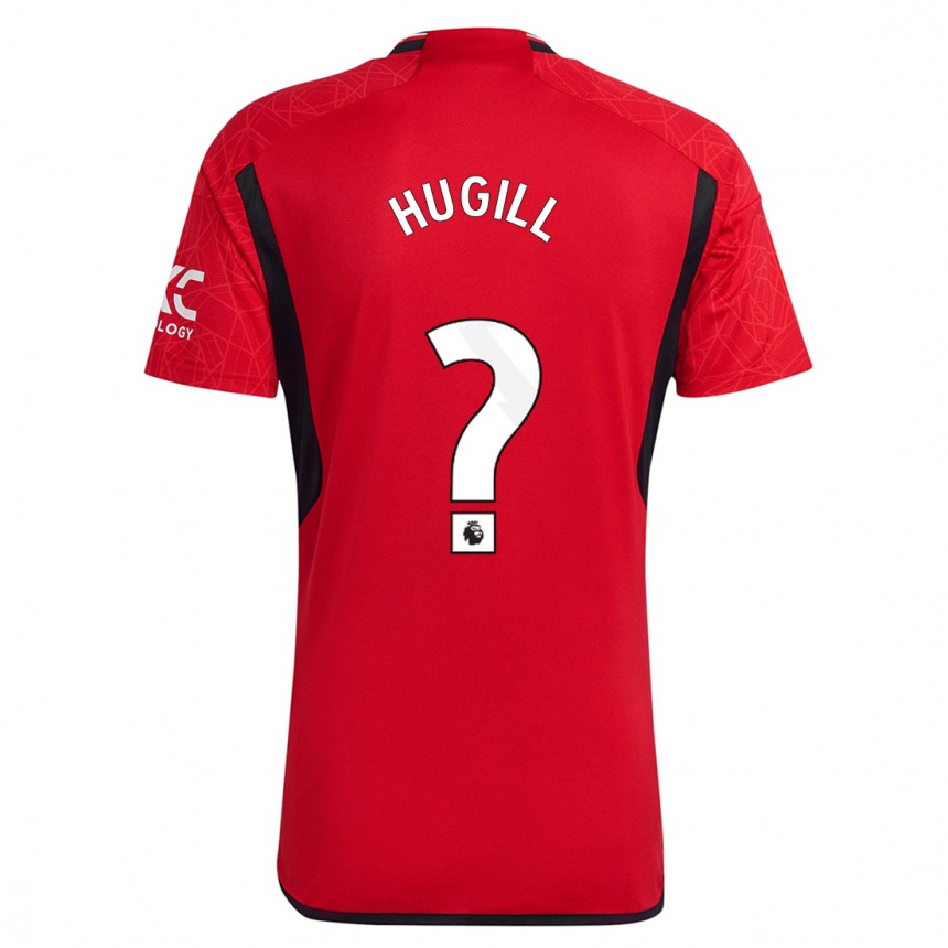 Men  Joe Hugill #0 Red Home Jersey 2023/24 T-Shirt