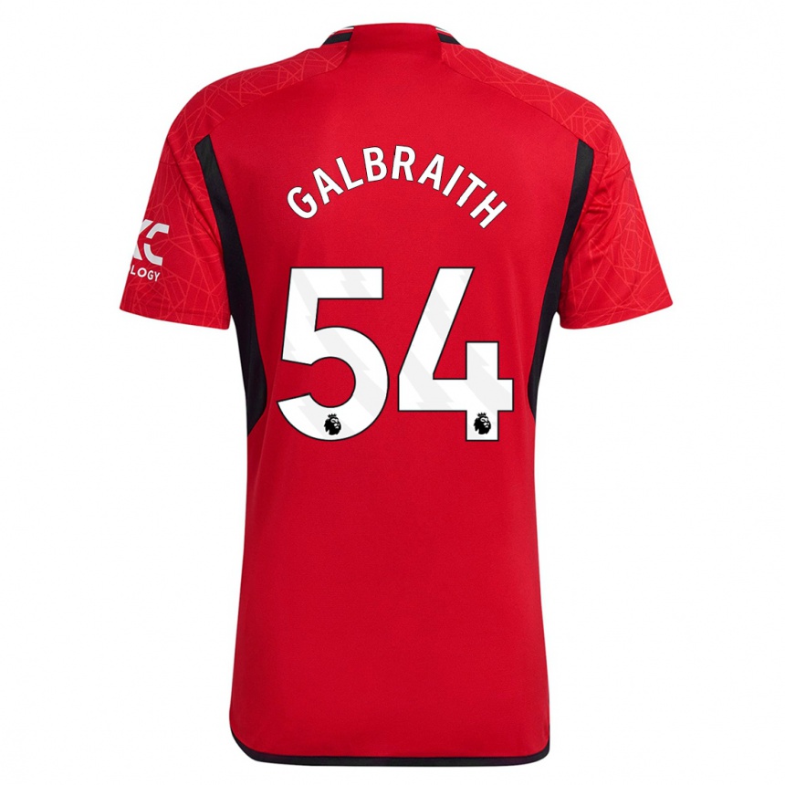 Men  Ethan Galbraith #54 Red Home Jersey 2023/24 T-Shirt