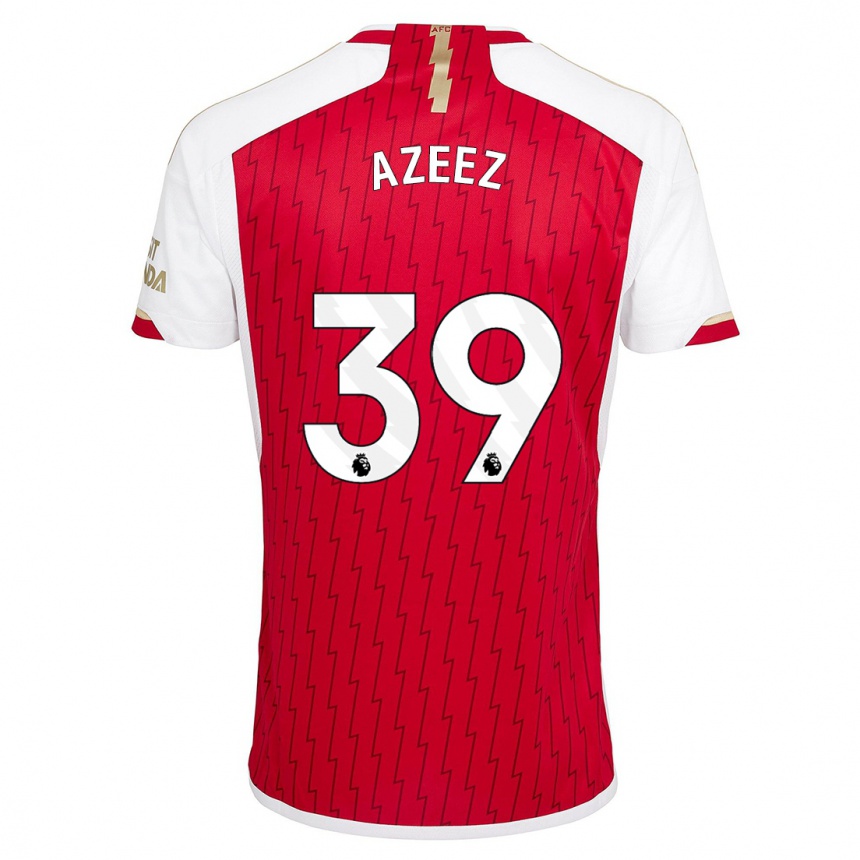 Men  Miguel Azeez #39 Red Home Jersey 2023/24 T-Shirt