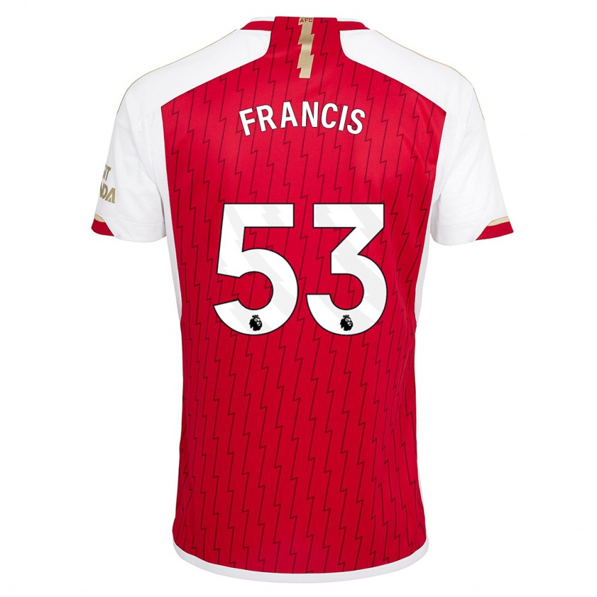 Men  Jack Henry Francis #53 Red Home Jersey 2023/24 T-Shirt
