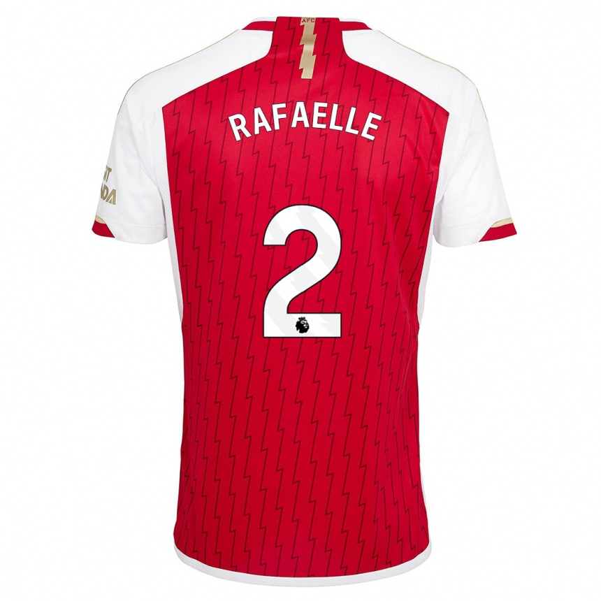 Men  Rafaelle Souza #2 Red Home Jersey 2023/24 T-Shirt