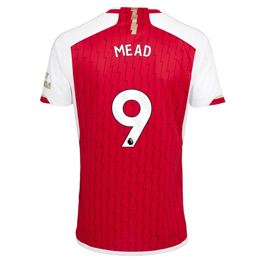 Men  Beth Mead #9 Red Home Jersey 2023/24 T-Shirt