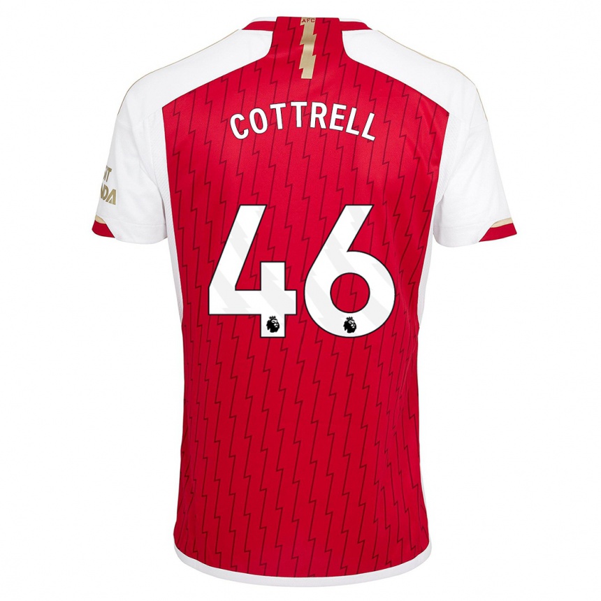 Men  Ben Cottrell #46 Red Home Jersey 2023/24 T-Shirt