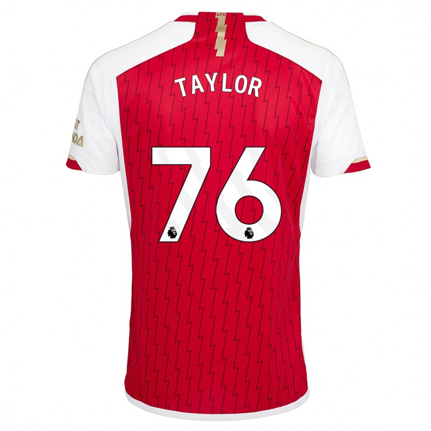 Men  Kido Taylor Hart #76 Red Home Jersey 2023/24 T-Shirt