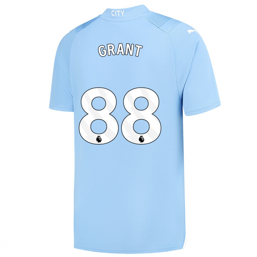 Men  True Grant #88 Light Blue Home Jersey 2023/24 T-Shirt