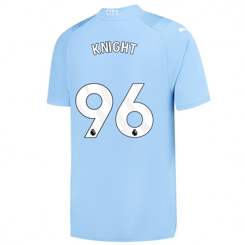 Men  Ben Knight #96 Light Blue Home Jersey 2023/24 T-Shirt