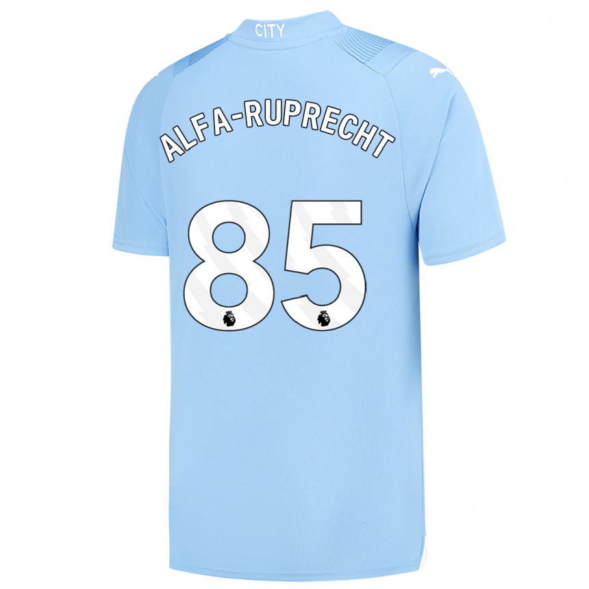 Men  Farid Alfa-Ruprecht #85 Light Blue Home Jersey 2023/24 T-Shirt