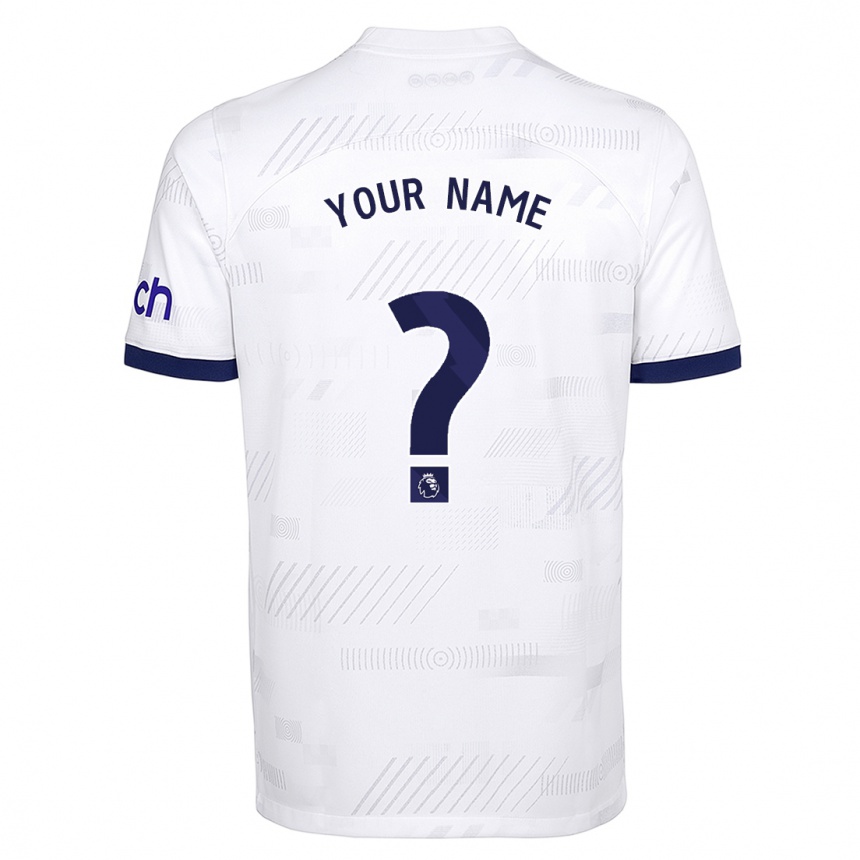 Men  Your Name #0 White Home Jersey 2023/24 T-Shirt