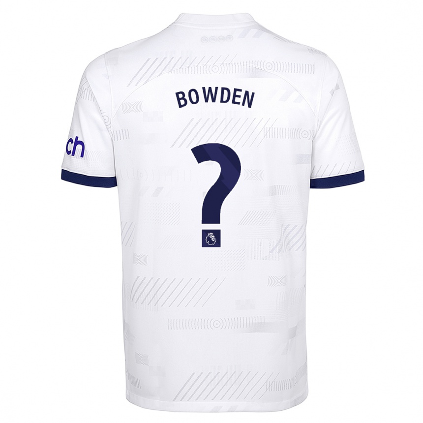 Men  Jamie Bowden #0 White Home Jersey 2023/24 T-Shirt