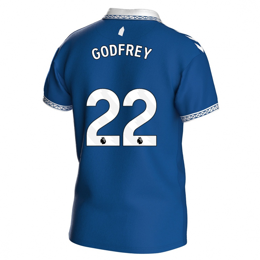 Men  Ben Godfrey #22 Royal Blue Home Jersey 2023/24 T-Shirt