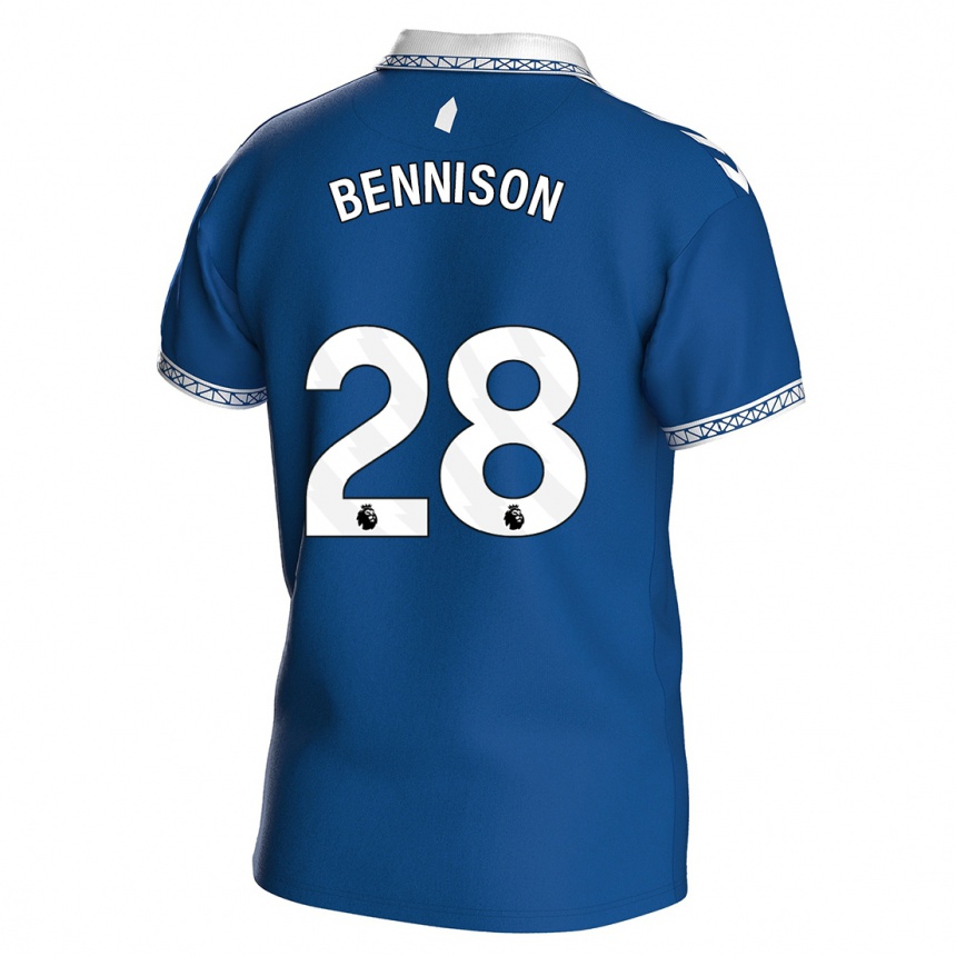 Men  Hanna Bennison #28 Royal Blue Home Jersey 2023/24 T-Shirt