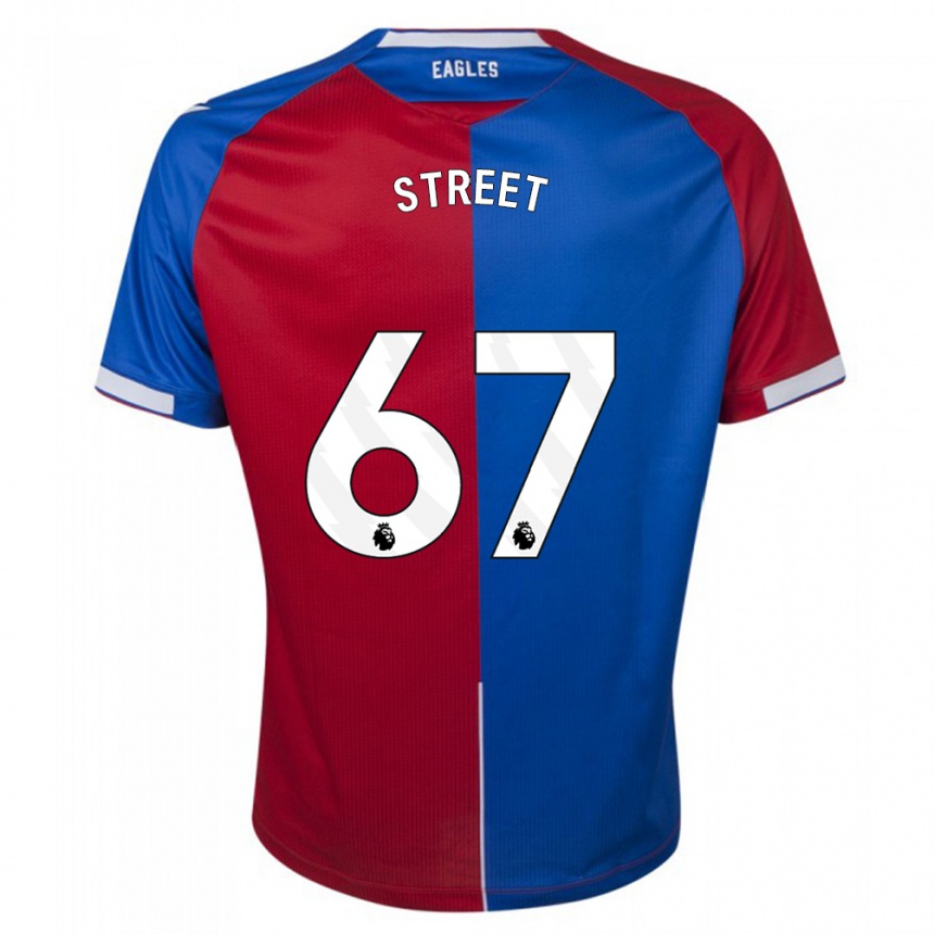 Men  Rob Street #67 Red Blue Home Jersey 2023/24 T-Shirt