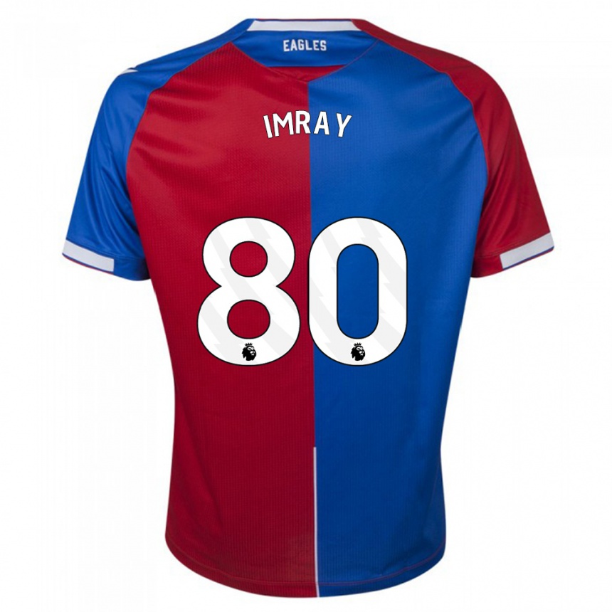 Men  Danny Imray #80 Red Blue Home Jersey 2023/24 T-Shirt