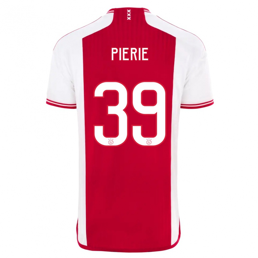 Men  Kik Pierie #39 Red White Home Jersey 2023/24 T-Shirt