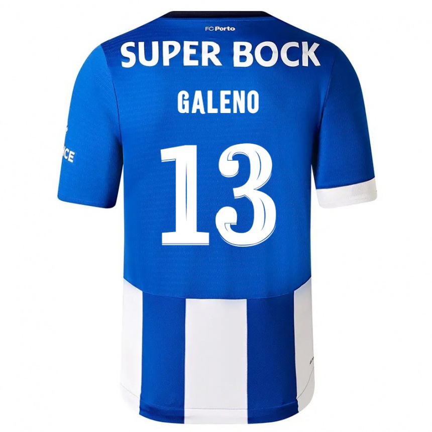 Men  Galeno #13 Blue White Home Jersey 2023/24 T-Shirt