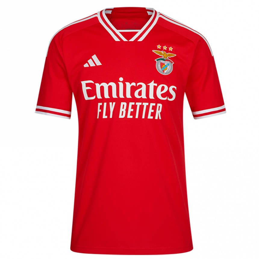 Men  Juan Bernat #14 Red Home Jersey 2023/24 T-Shirt