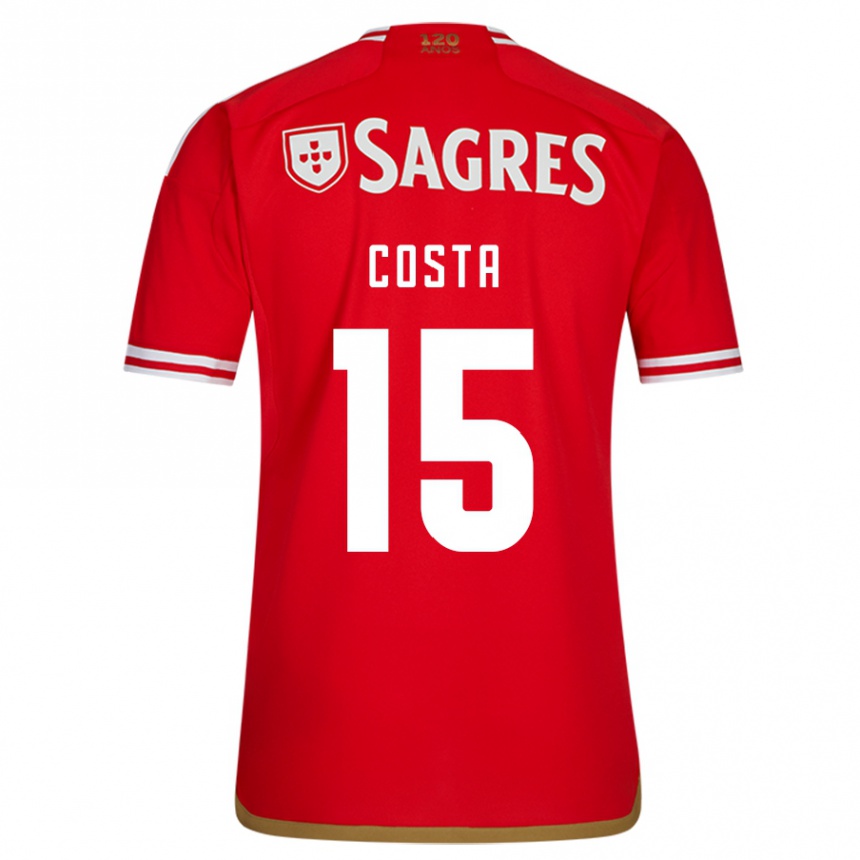 Men  Carole Costa #15 Red Home Jersey 2023/24 T-Shirt