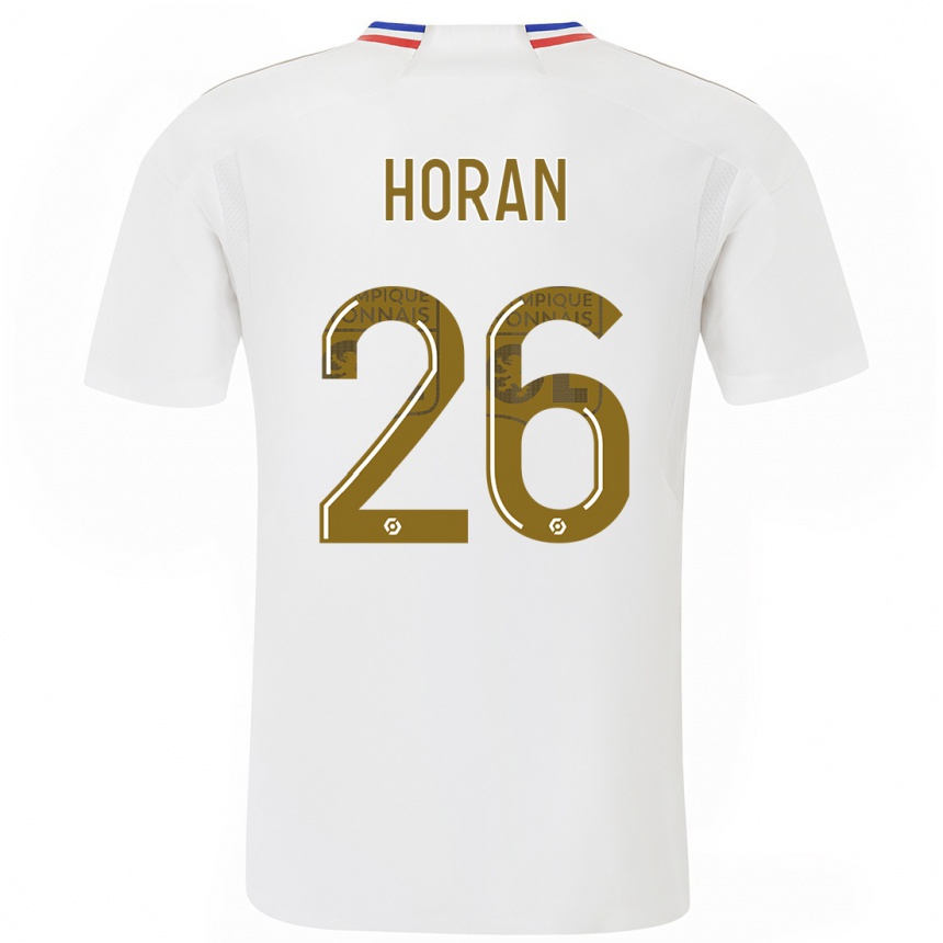 Men  Lindsey Horan #26 White Home Jersey 2023/24 T-Shirt