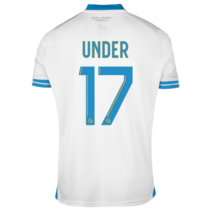 Men  Cengiz Under #17 White Home Jersey 2023/24 T-Shirt