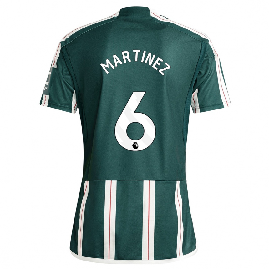 Men  Lisandro Martinez #6 Dark Green Away Jersey 2023/24 T-Shirt