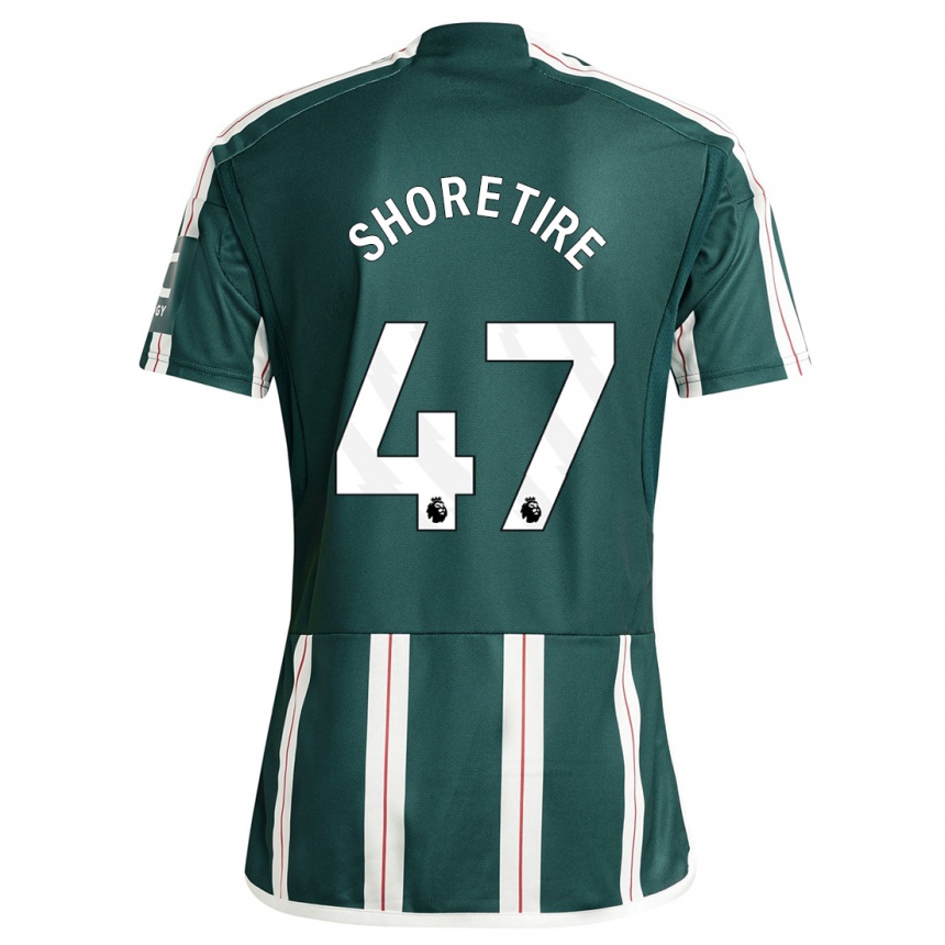 Men  Shola Shoretire #47 Dark Green Away Jersey 2023/24 T-Shirt