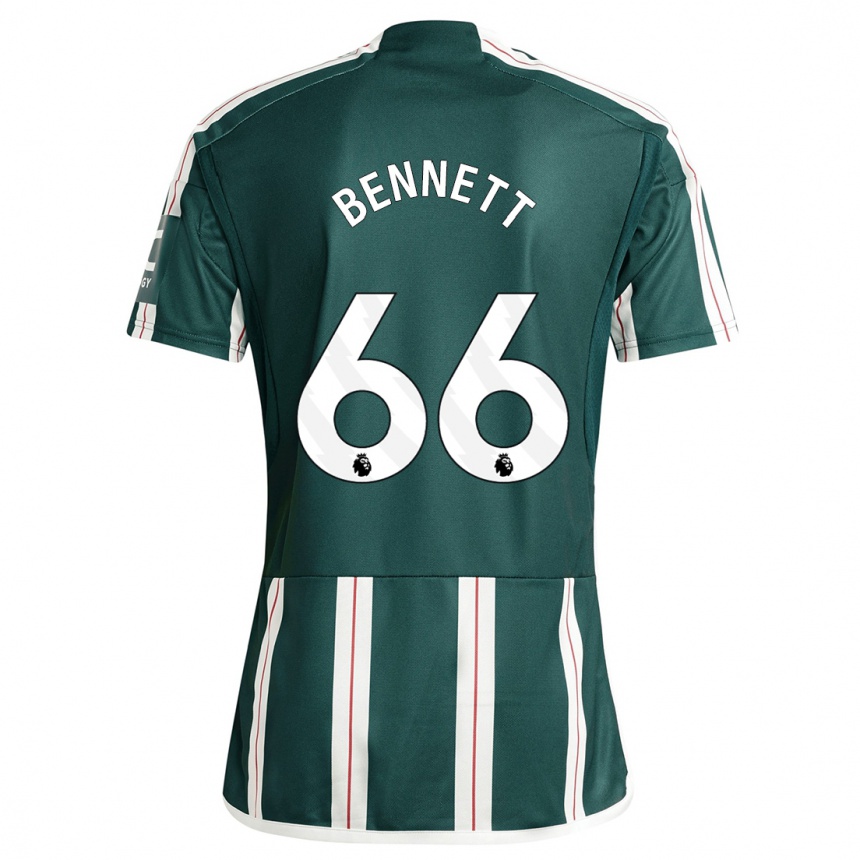 Men  Rhys Bennett #66 Dark Green Away Jersey 2023/24 T-Shirt