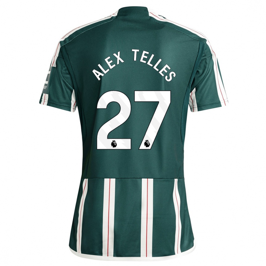 Men  Alex Nicolao Telles #27 Dark Green Away Jersey 2023/24 T-Shirt