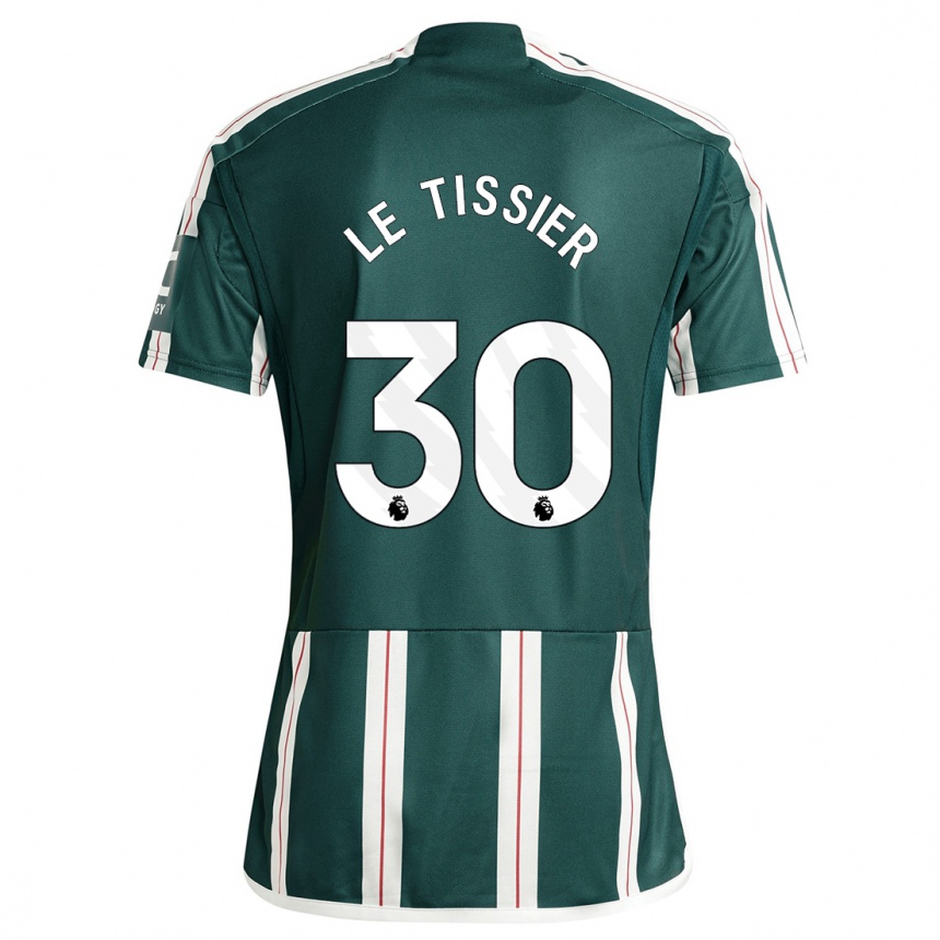 Men  Maya Le Tissier #30 Dark Green Away Jersey 2023/24 T-Shirt