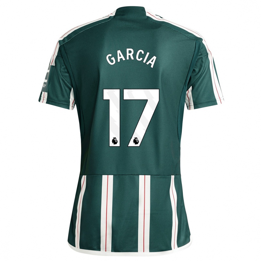 Men  Lucia Garcia #17 Dark Green Away Jersey 2023/24 T-Shirt