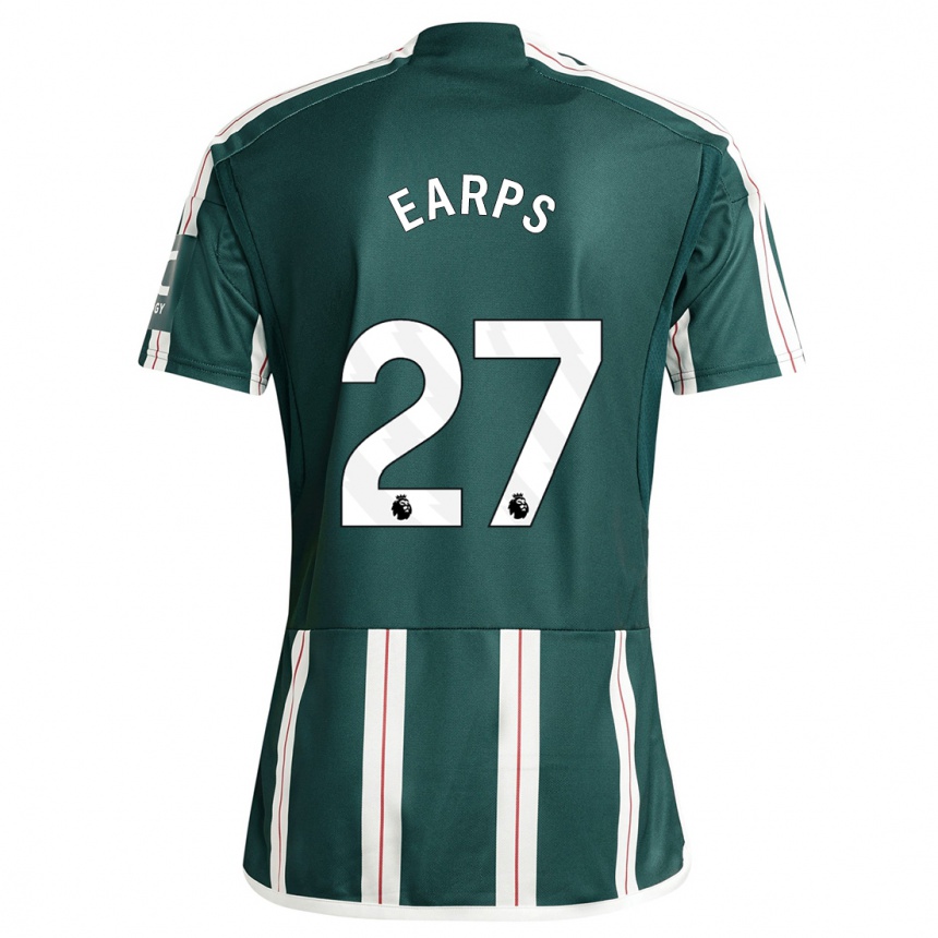 Men  Mary Earps #27 Dark Green Away Jersey 2023/24 T-Shirt