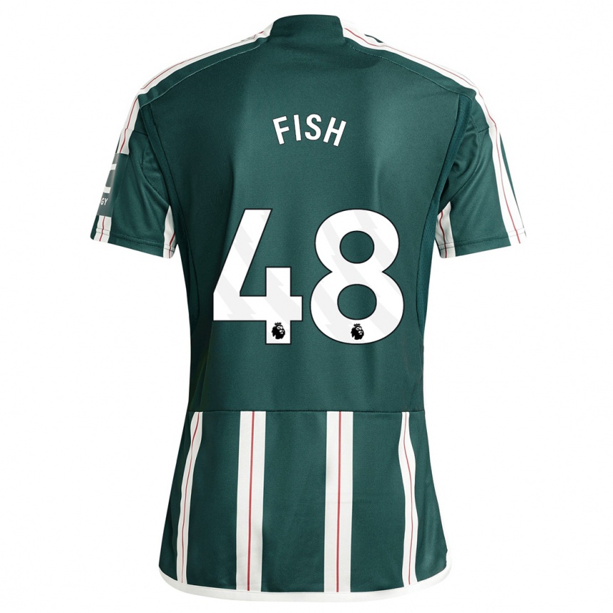 Men  Will Fish #48 Dark Green Away Jersey 2023/24 T-Shirt