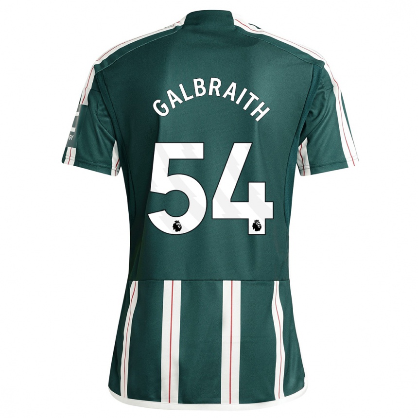 Men  Ethan Galbraith #54 Dark Green Away Jersey 2023/24 T-Shirt