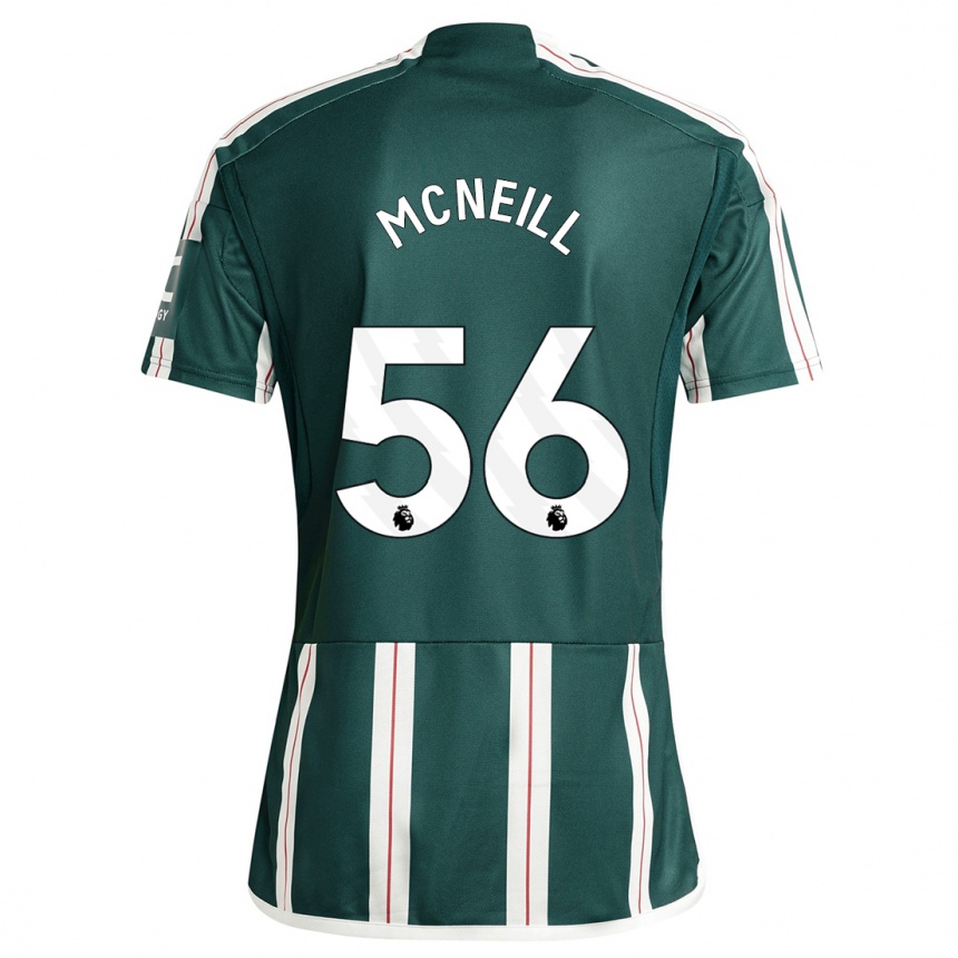 Men  Charlie Mcneill #56 Dark Green Away Jersey 2023/24 T-Shirt