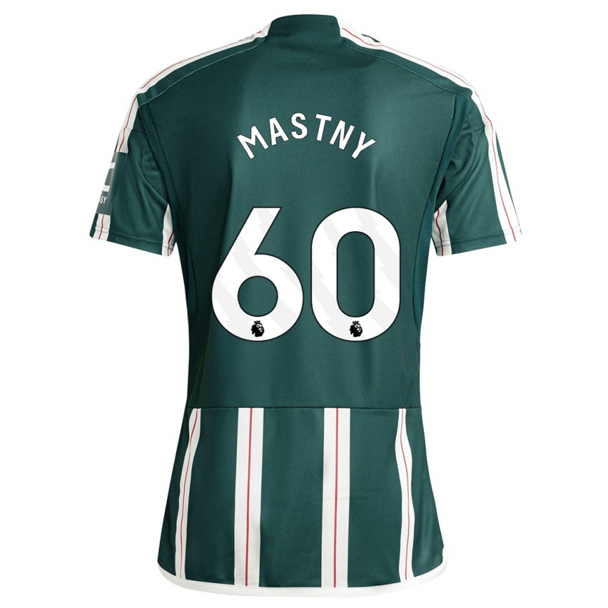 Men  Ondrej Mastny #60 Dark Green Away Jersey 2023/24 T-Shirt