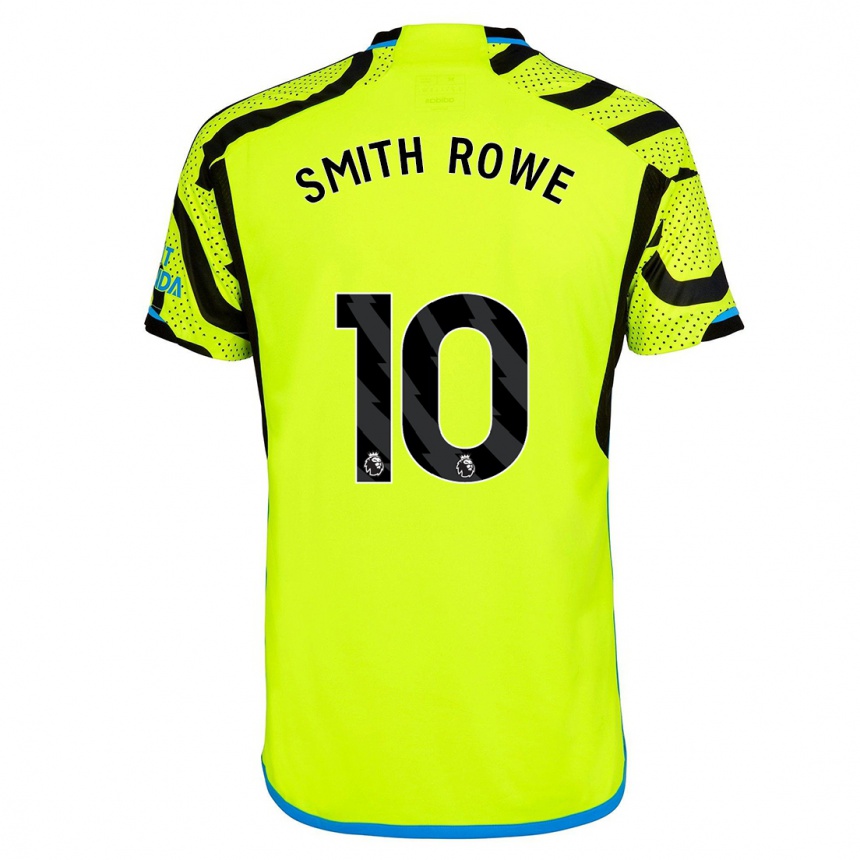 Men  Emile Smith Rowe #10 Yellow Away Jersey 2023/24 T-Shirt