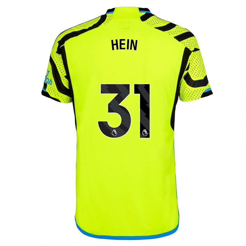 Men  Karl Hein #31 Yellow Away Jersey 2023/24 T-Shirt