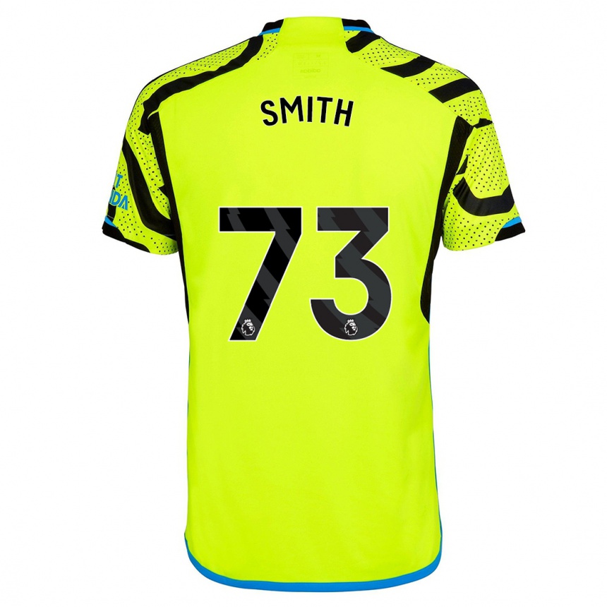 Men  Tom Smith #73 Yellow Away Jersey 2023/24 T-Shirt